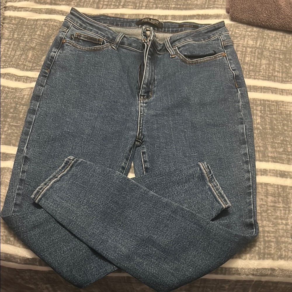 Judy Blue Skinny Jeans Classic Blue Denim